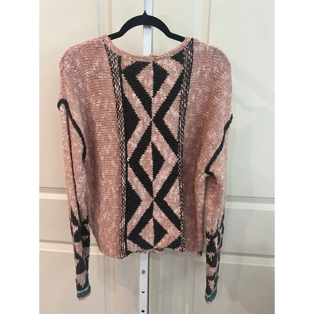 Free People Jackson Dolman Sleeve Pullover Woman Size S Rosewater